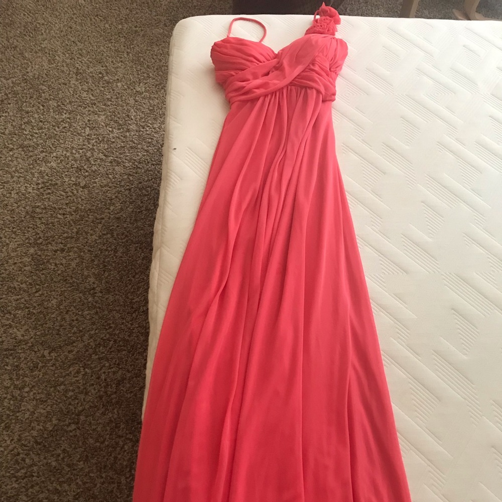 Long dress coral